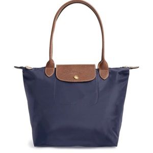 Longchamp Le Pliage Tote Navy EUC Small
